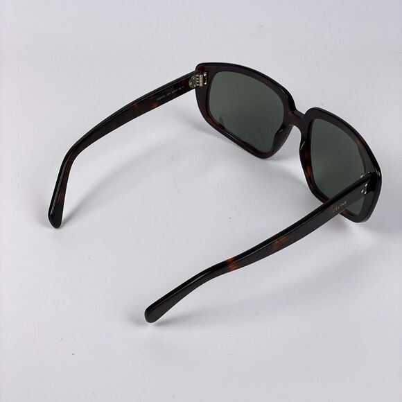 CELINE BRAND NEW Sunglasses Square Havana Green CL40073I 54N Woman main image 4
